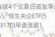 连续4个交易日资金净流入，恒生央企ETF(513170)早盘涨超1%