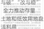 自然资源部自然资源开发利用司副司长：合理把握“立与破”“改与稳”  全力推动存量土地和低效用地盘活利用