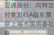 亚通股份：向特定对象发行A股股票获上海市国资委批复