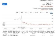 出售股票筹资近10亿美元后 游戏驿站(GME.US)盘后大涨25%