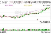 天士力业绩10年无增长，值得华润三九收购吗？