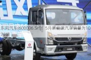 东风汽车(600006.SH)：5月新能源汽车销量为1079辆