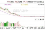 正丹股份：6月3日收市之后“正丹转债”将停止交易