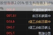 午评：港股恒指跌2.05% 恒生科指跌3.18%理想汽车重挫逾19%