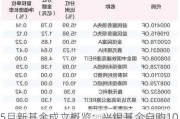 5月新基金成立概览：兴银基金自购1000万领衔债基超八成份额