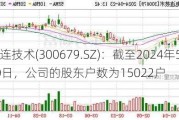 电连技术(300679.SZ)：截至2024年5月20日，公司的股东户数为15022户