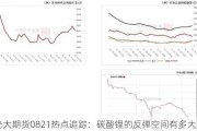 光大期货0821热点追踪：碳酸锂的反弹空间有多大？