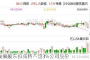 万通发展股东拟减持不超3%公司股份