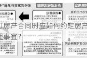 签订房产合同时应如何约定房产证办理事宜？