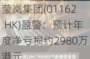 莹岚集团(01162.HK)盈警：预计年度净亏损约2980万港元