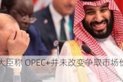 沙特能源大臣称 OPEC+并未改变争取市场份额的政策