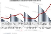 突发！一房企宣布：所有在售住宅，涨价2%！贝壳在成都10亿元高溢价拿地，“金九银十”有望带动市场情绪？