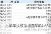 中短债基金：上半年规模激增至8004.65亿元，增幅达56.22%