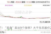 涨疯了！“卖身”卖出9个涨停？大千生态股价20日飙升168.56%