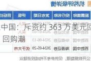 百胜中国：斥资约 363 万美元回购股份 ：回购潮