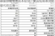 磷酸铁锂电池成本较低，美国短期难找到替代供应商