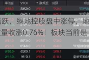 地产重回活跃，绿地控股盘中涨停，地产ETF（15***07）放量收涨0.76%！板块当前是“政策底”吗？