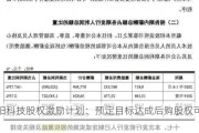 高阳科技股权激励计划：预定目标达成后购股权可行使