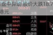 新耀莱盘中异动 股价大跌18.75%报0.650港元