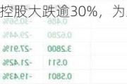 美股异动丨海银控股大跌逾30%，为跌幅最大的中概股