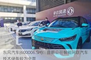 东风汽车(600006.SH)：目前公司智能网联汽车技术储备较为全面