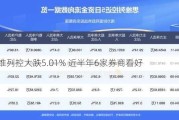 思维列控大跌5.01% 近半年6家券商看好