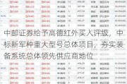 中邮证券给予高德红外买入评级，中标新军种重大型号总体项目，夯实装备系统总体领先供应商地位