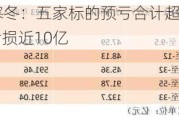 多晶硅行业的寒冬：五家标的预亏合计超120亿 新特能源（01799）亏损近10亿