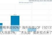 9月降息概率超90%？海外科技LOF（501312）场内放量大涨超3%，“木头姐”最新观点来了！