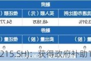 瑞晟智能(688215.SH)：获得政府补助150万元