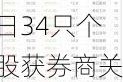 10月17日34只个股获券商关注，华润微目标涨幅达18.74%