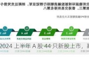 德勤：2024 上半年 A 股 44 只新股上市，融资 325 亿