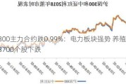 沪深300主力合约跌0.99%：电力板块强势 养殖业领涨超3700个股下跌