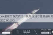 SpaceX星舰第四次试飞：聚焦返回与重复使用能力，6月6日20:00启动