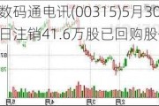 数码通电讯(00315)5月30日注销41.6万股已回购股份