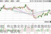 明阳智能：将出售全资子公司奈曼旗明阳100%的股权给中广核风电