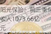 阳光保险：前三季保费收入1073.66亿元