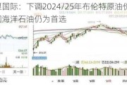 建银国际：下调2024/25年布伦特原油价格预测 中国海洋石油仍为首选