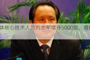 金宏气体核心技术人员刘志军增持5000股，增持金额8.65万元