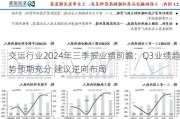 交运行业2024年三季报业绩前瞻：Q3业绩趋势预期充分 建议逆向布局