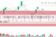 震有科技（688418）盘中异动 股价振幅达8.01%  上涨6.91%（06-28）