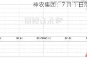 神农集团：7 月 1 日涨超 7%