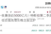 市值一夜暴涨近5000亿元！特斯拉第二季度交付超预期，低估值高增长概念股出炉