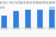 东田微(301183.SZ)股东南京宏翰投资拟减持不超2.05%股份