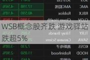 WSB概念股齐跌 游戏驿站跌超5%