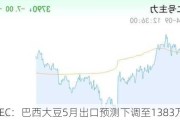 ANEC：巴西大豆5月出口预测下调至1383万吨