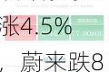 周四热门中概股多数下跌 拼多多涨4.5%，蔚来跌8.5%，B站跌12.4%