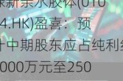 绿新亲水胶体(01084.HK)盈喜：预计中期股东应占纯利约2000万元至2500万元