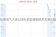 和顺电气大涨5.06% 新型储能技术发展迅猛