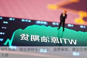 WTI 原油：商业净持仓占比小，盘面偏弱，建议空单入场